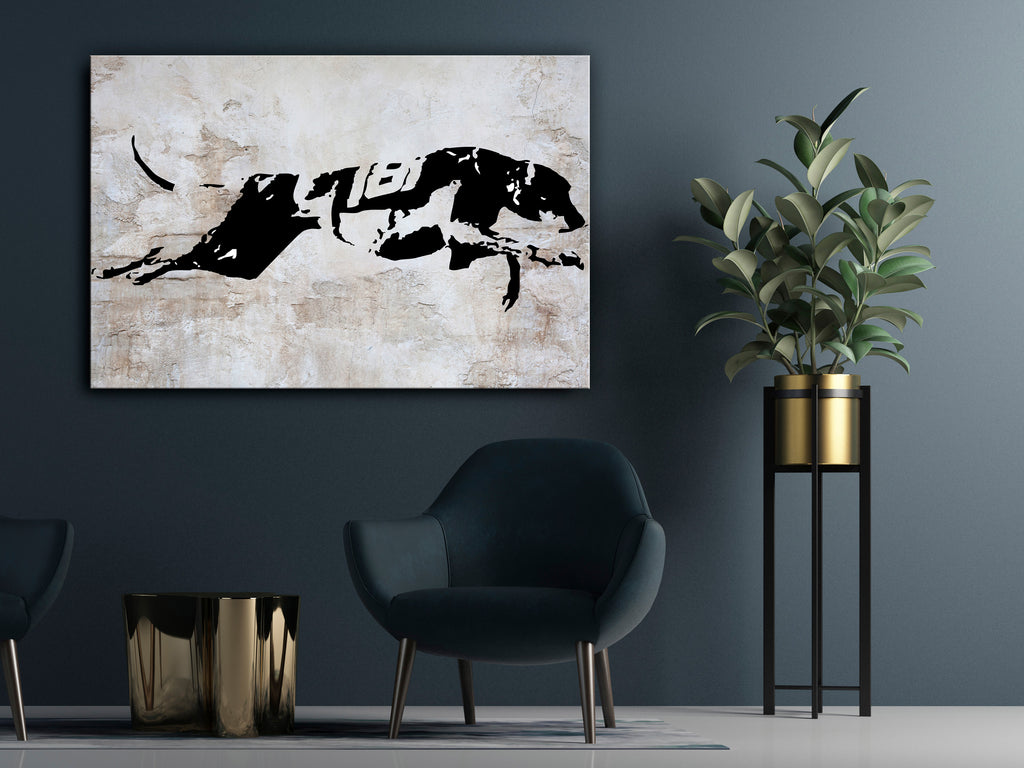 Canvas Print - Greyhound Race (1 Part) Wide
