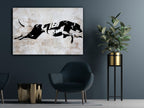 Canvas Print - Greyhound Race (1 Part) Wide