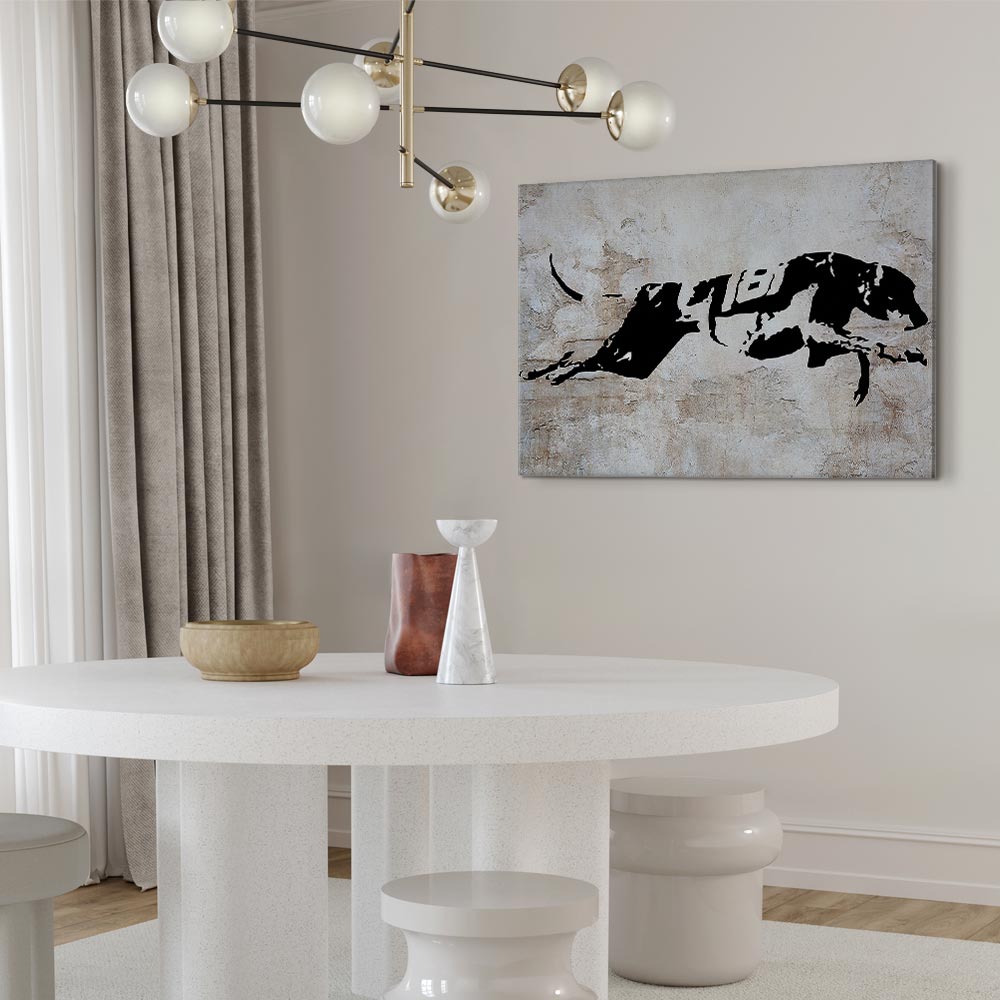 Greyhound Race Animal Canvas Print