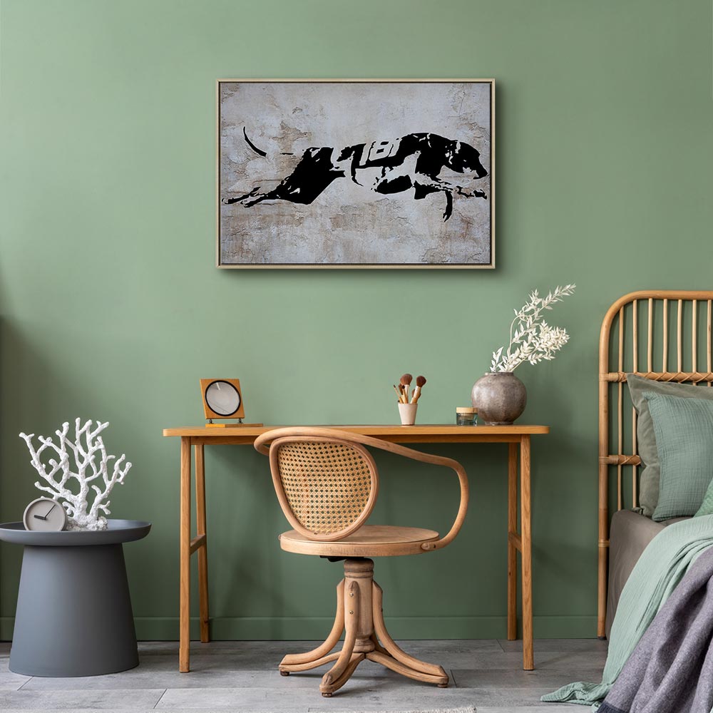 Greyhound Race Animal Canvas Print