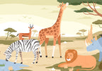 Wall Murals - Animals Jungle Vector Illustration