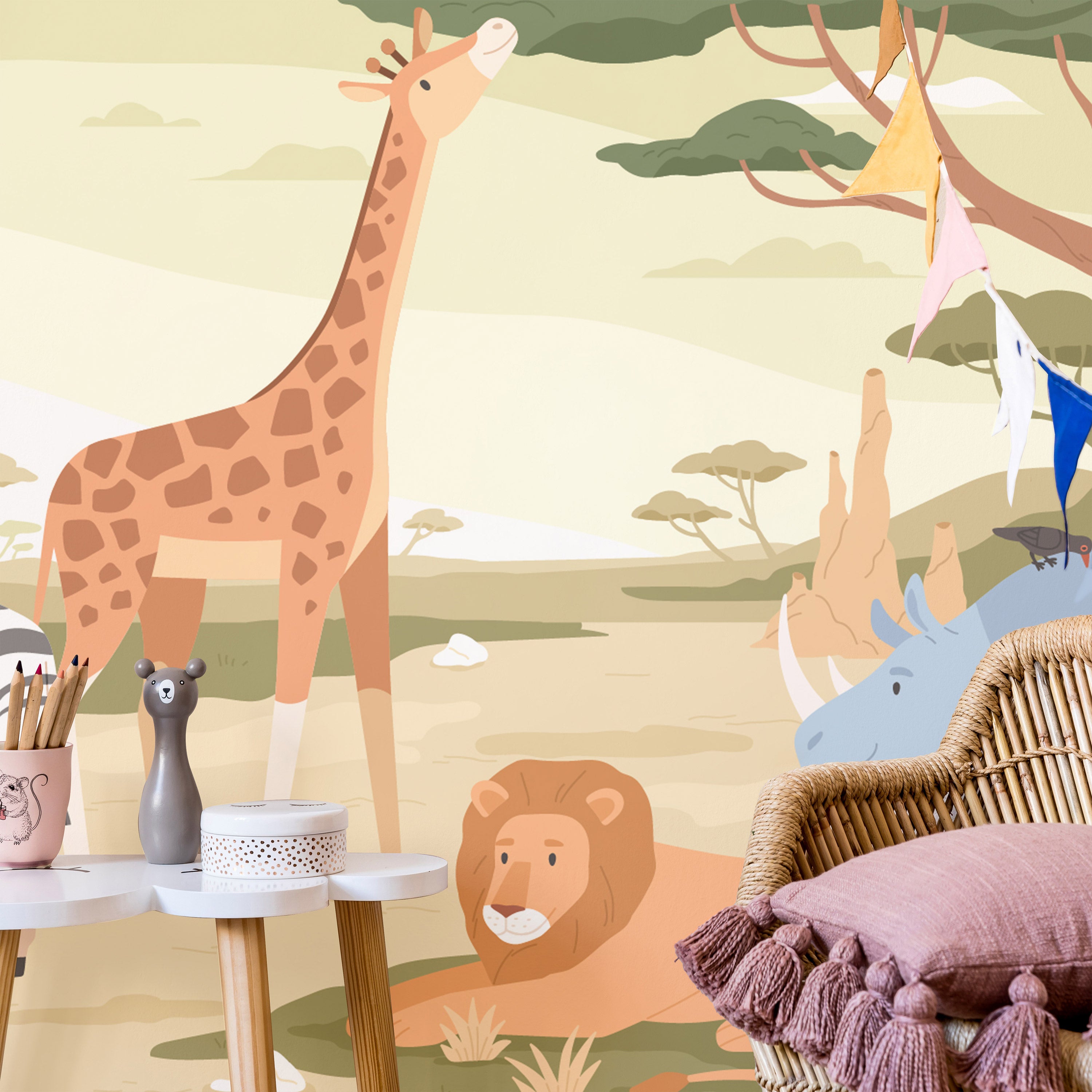 Wall Murals - Animals Jungle Vector Illustration