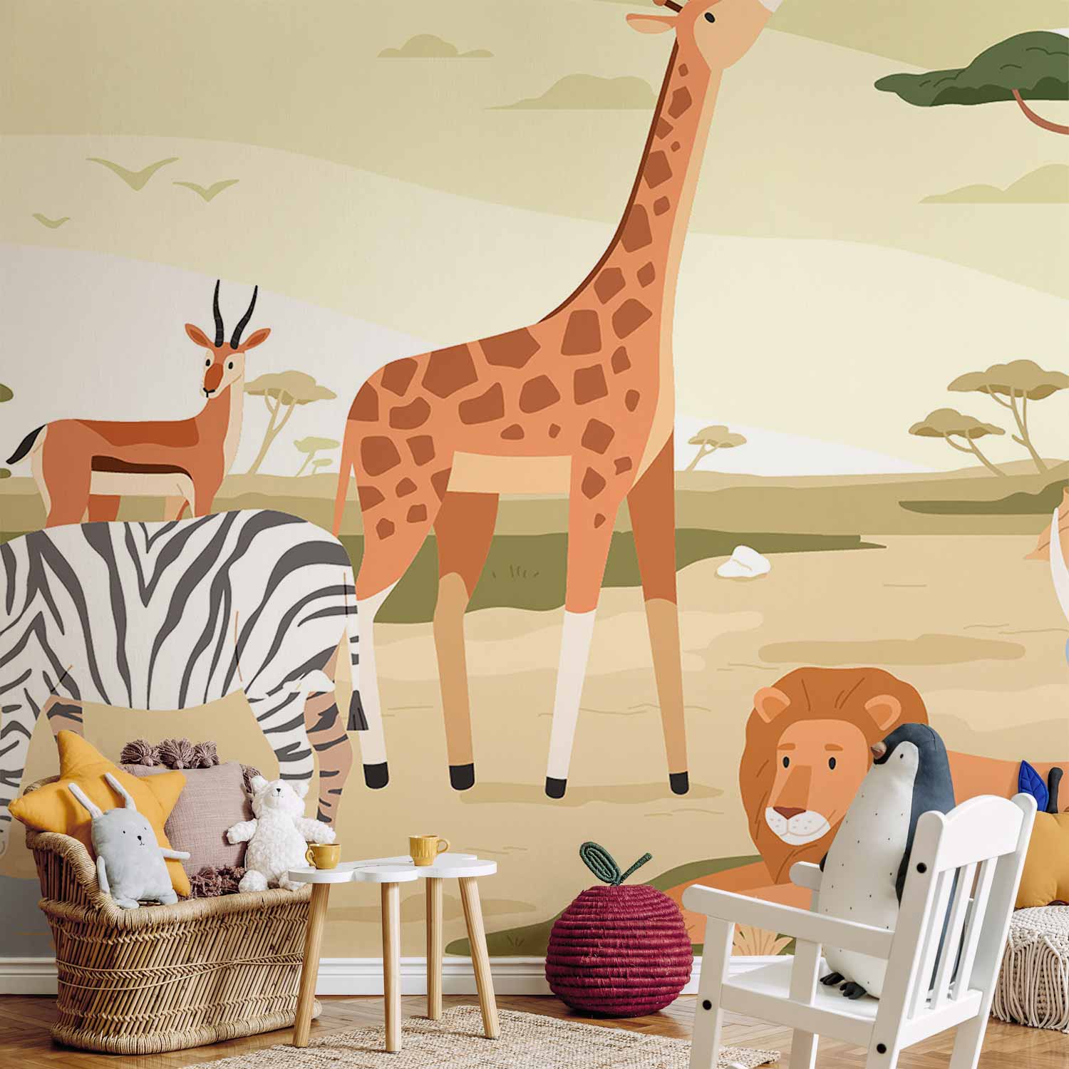 Wall Murals - Animals Jungle Vector Illustration
