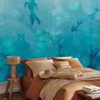 Japanese Koi Pond Nature Wall Mural