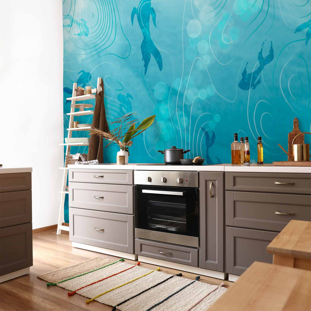 Japanese Koi Pond Nature Wall Mural