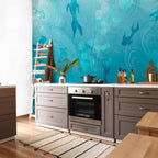 Japanese Koi Pond Nature Wall Mural