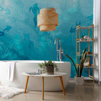 Japanese Koi Pond Nature Wall Mural