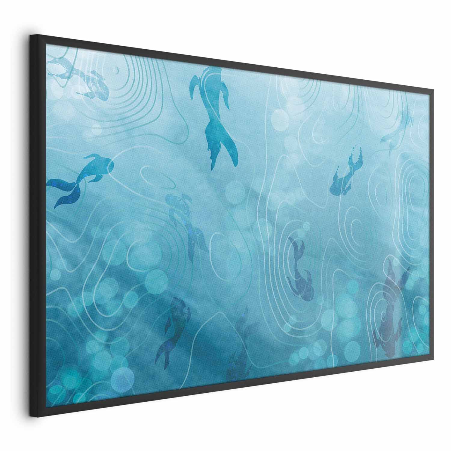 Japanese Pond Fish Nature Poster