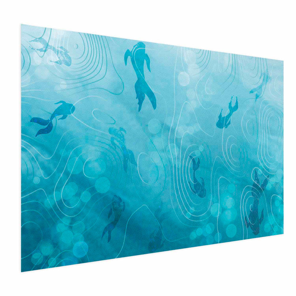 Japanese Pond Fish Nature Poster