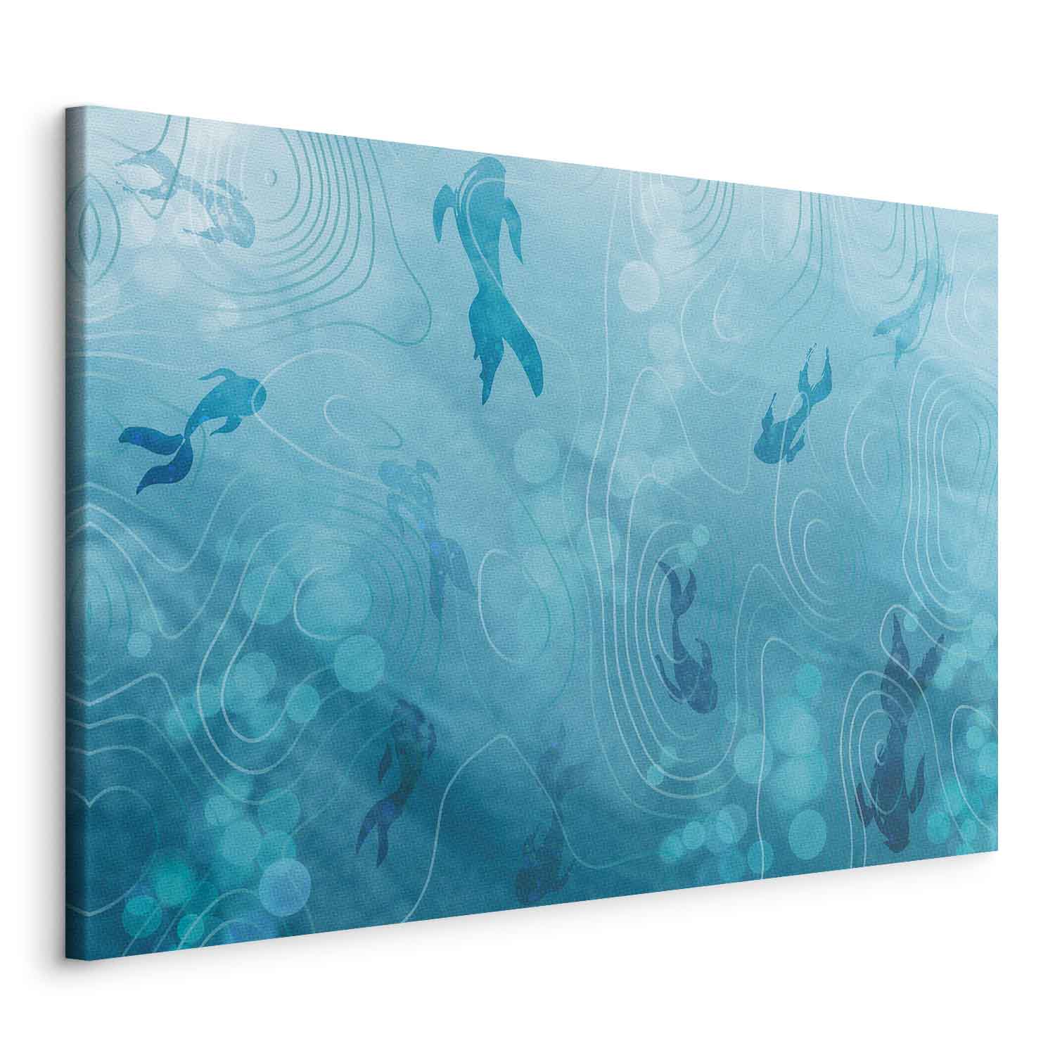 Japanese Koi Fish Pond Nature Canvas Print