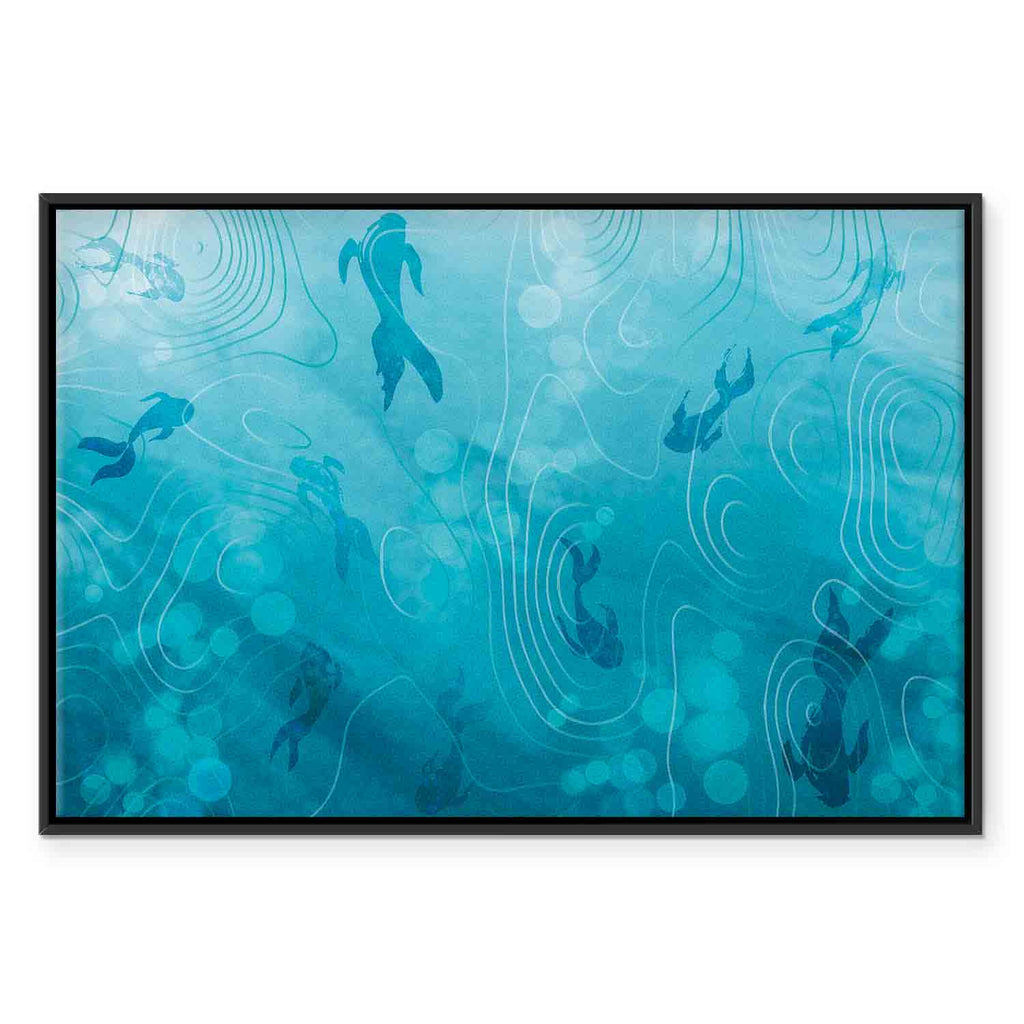 Japanese Koi Fish Pond Nature Canvas Print