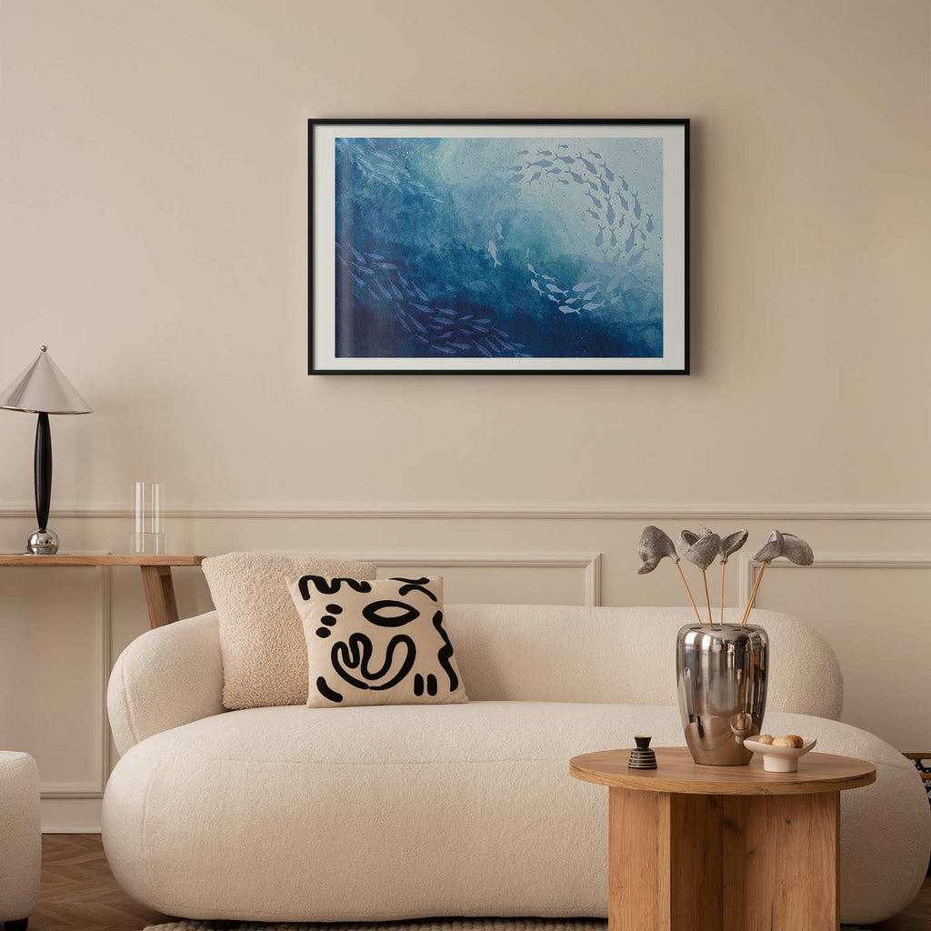 Ocean Fish Sea Depths Poster