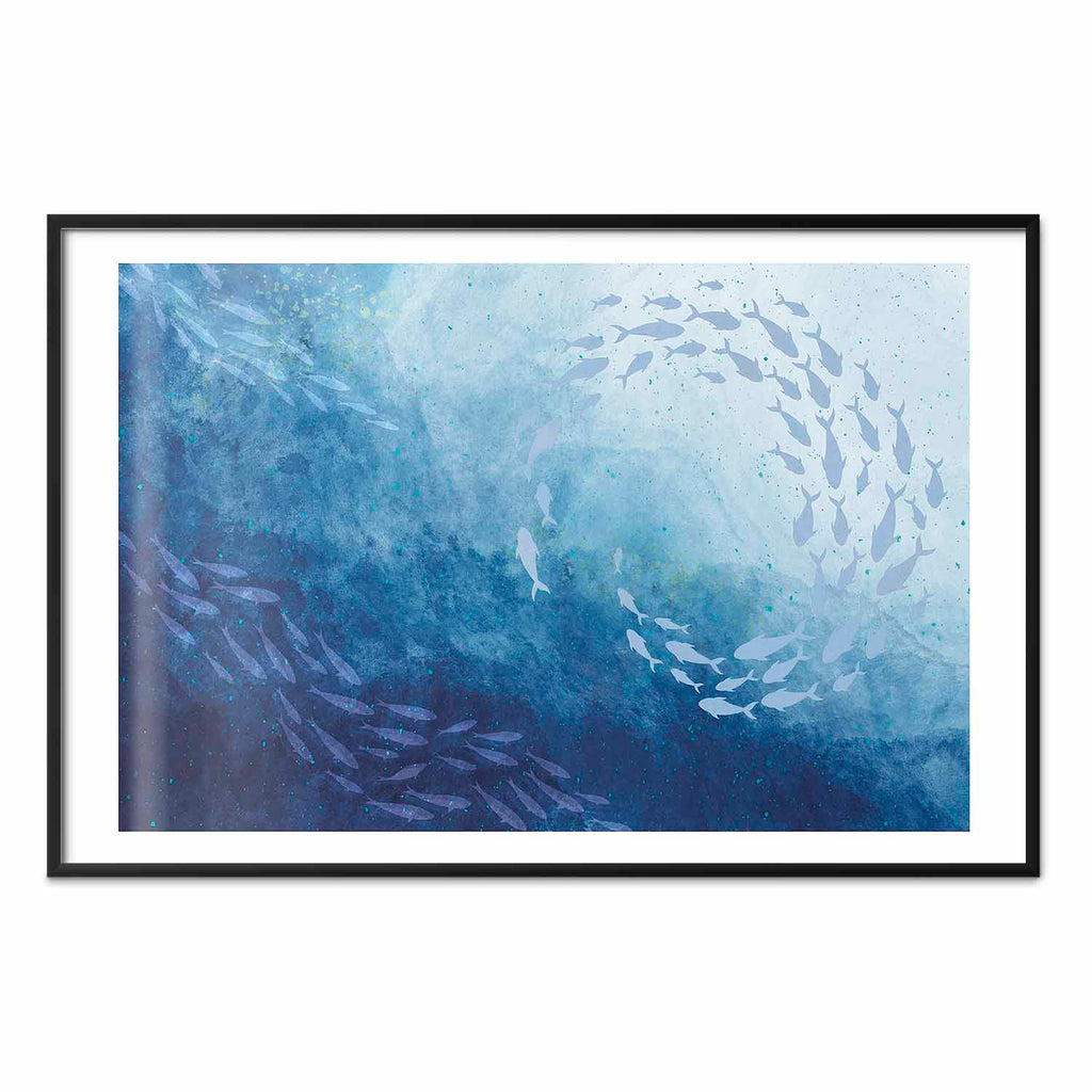 Ocean Fish Sea Depths Poster