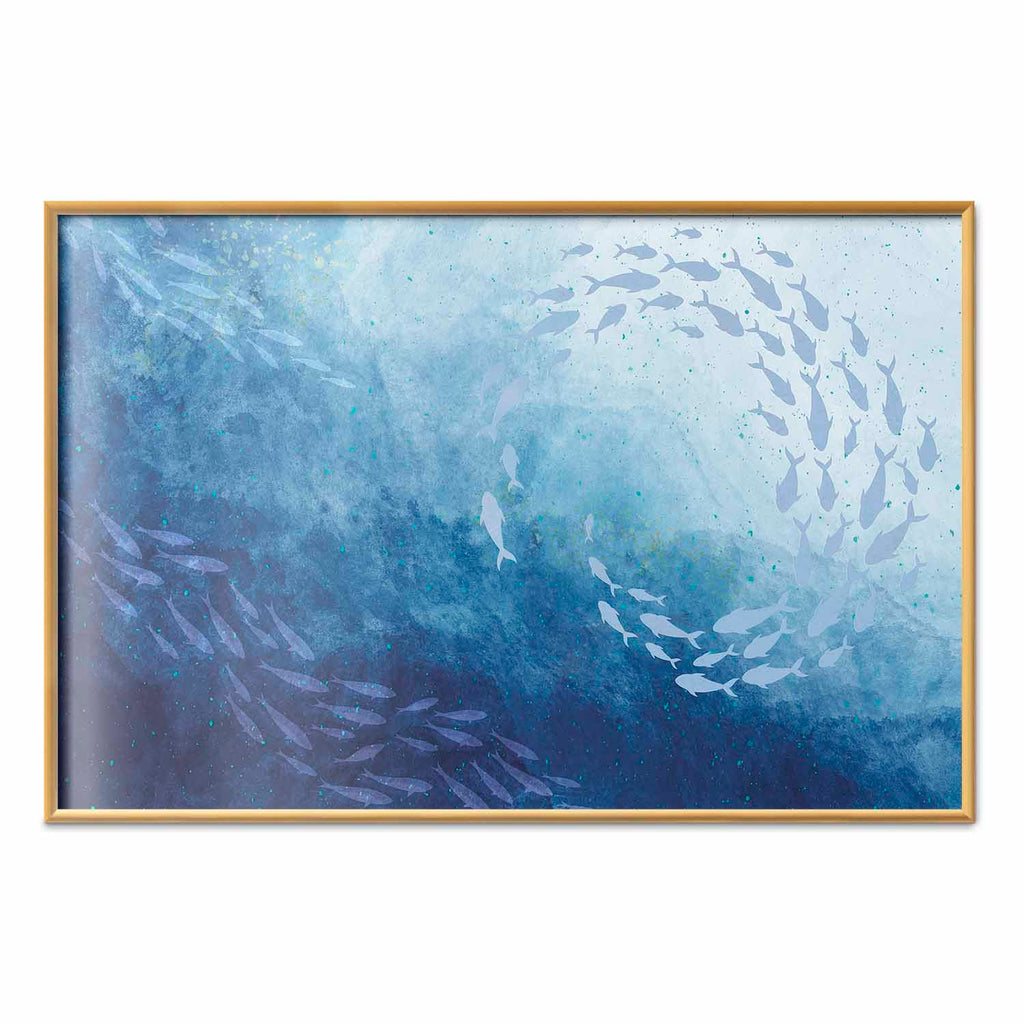 Ocean Fish Sea Depths Poster