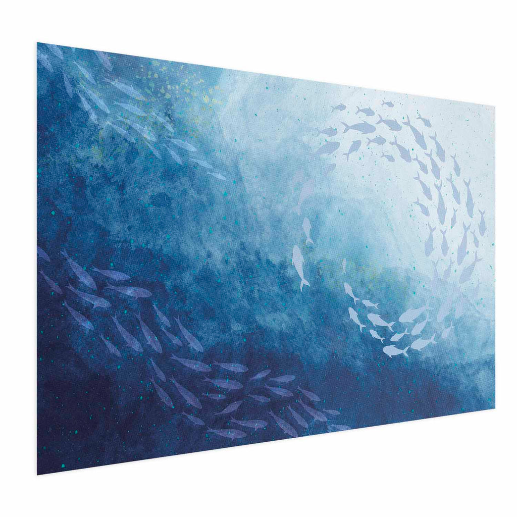 Ocean Fish Sea Depths Poster