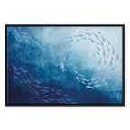 Japanese Sea Depths Fishes Canvas Print