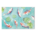 Japanese Koi Pond Nature Canvas Print