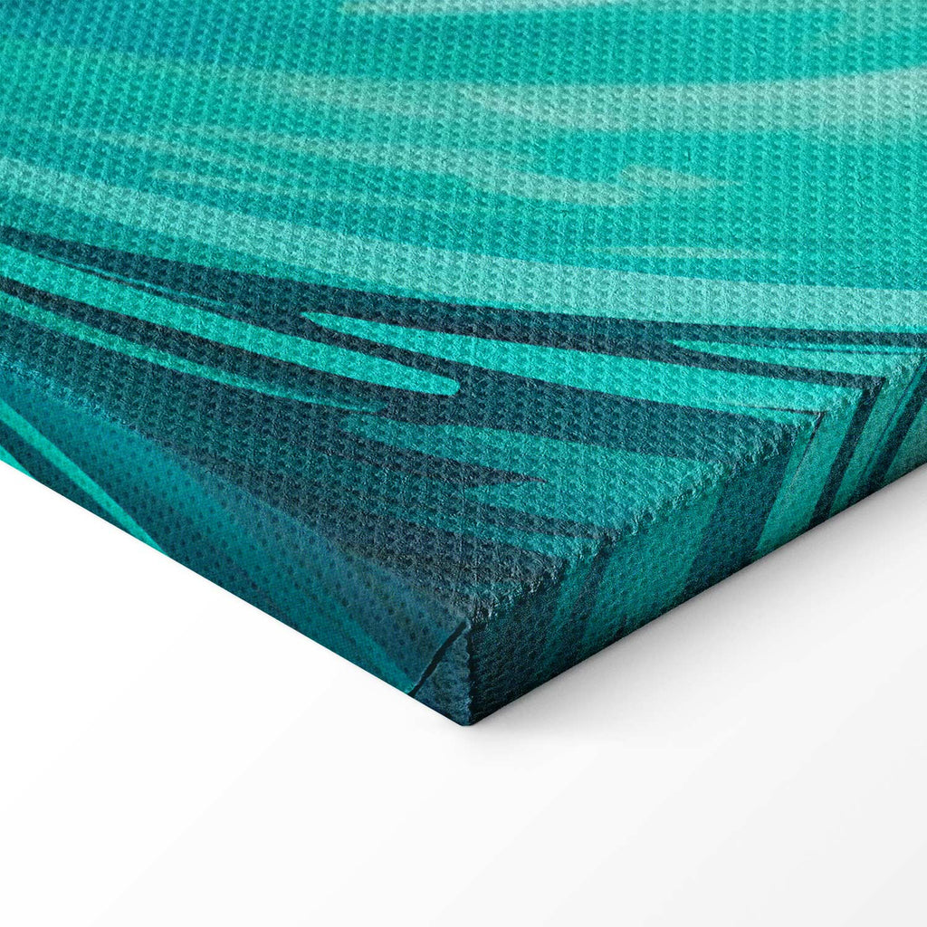 Japanese Fish and Waves Canvas Print