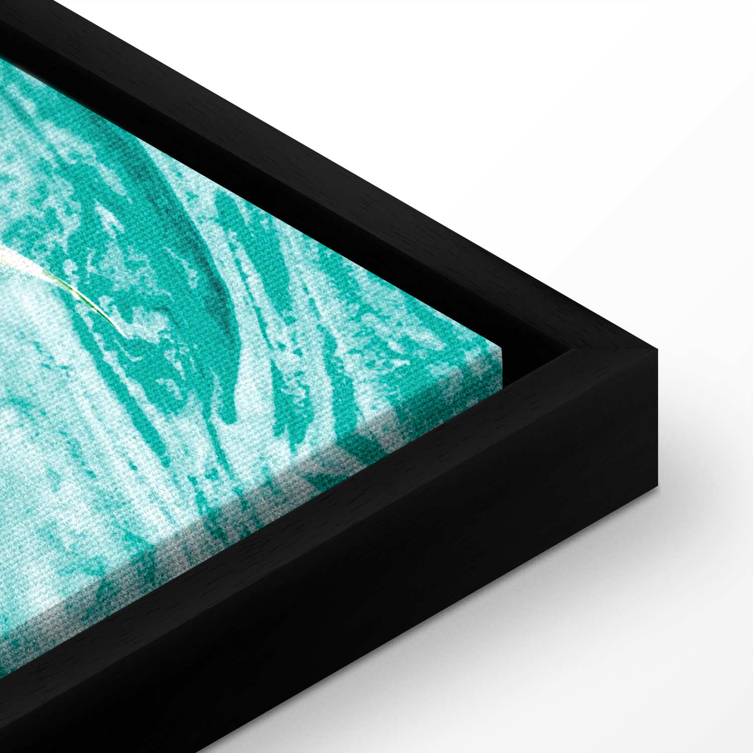 Japanese Fish and Waves Canvas Print