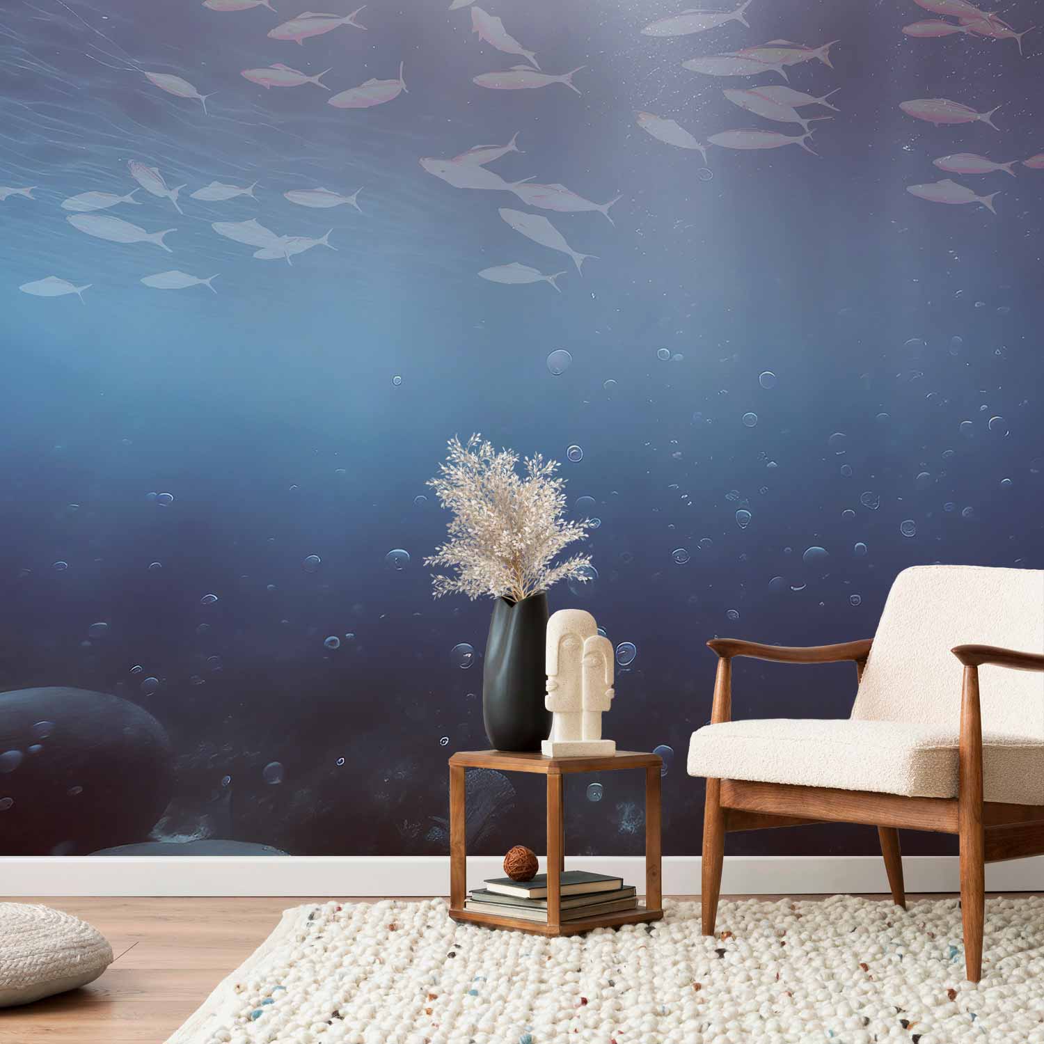 Japanese Deep Sea Fish Wall Mural