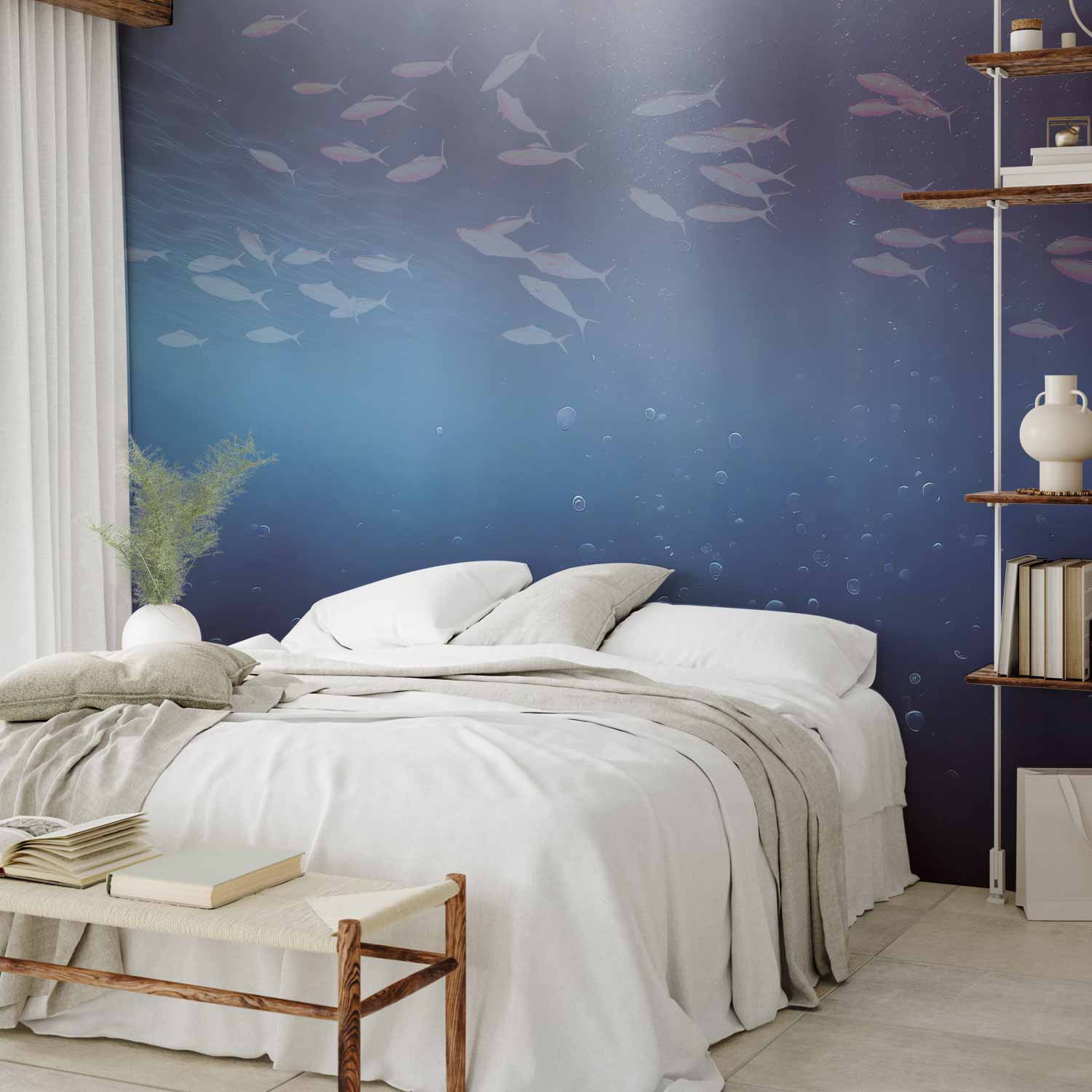 Japanese Deep Sea Fish Wall Mural