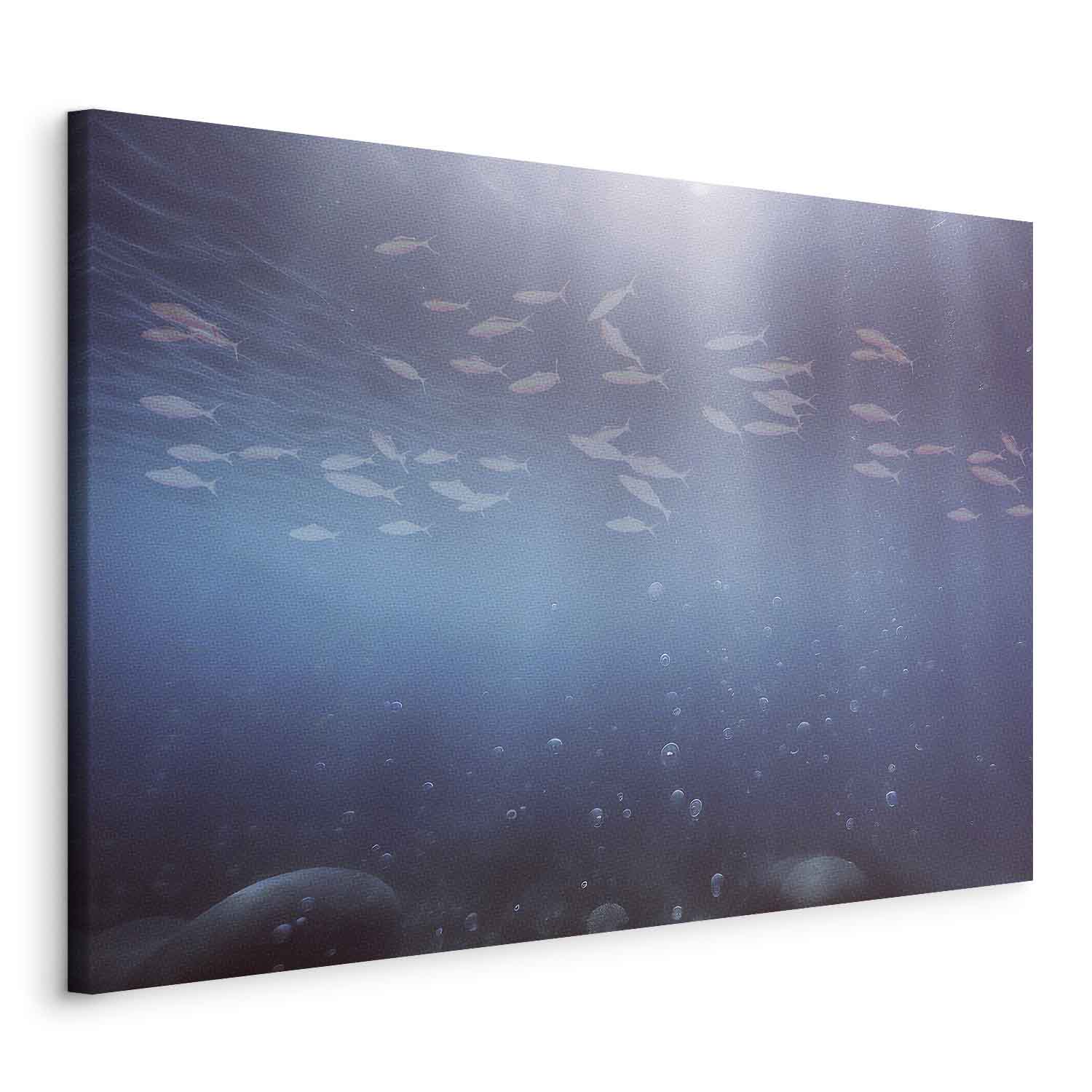 Deep Sea Fish Japanese Canvas Print