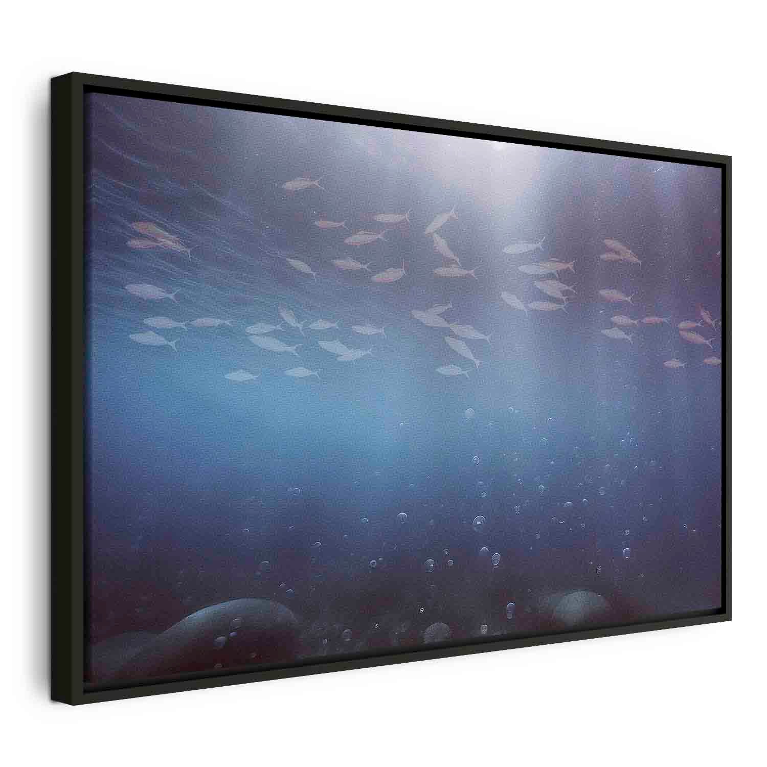 Deep Sea Fish Japanese Canvas Print