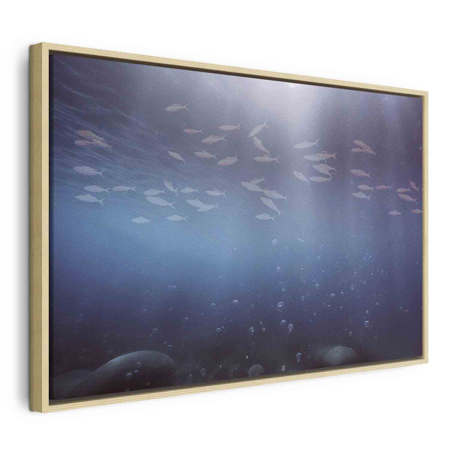 Deep Sea Fish Japanese Canvas Print