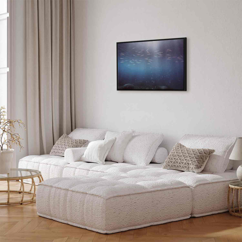 Deep Sea Fish Japanese Canvas Print