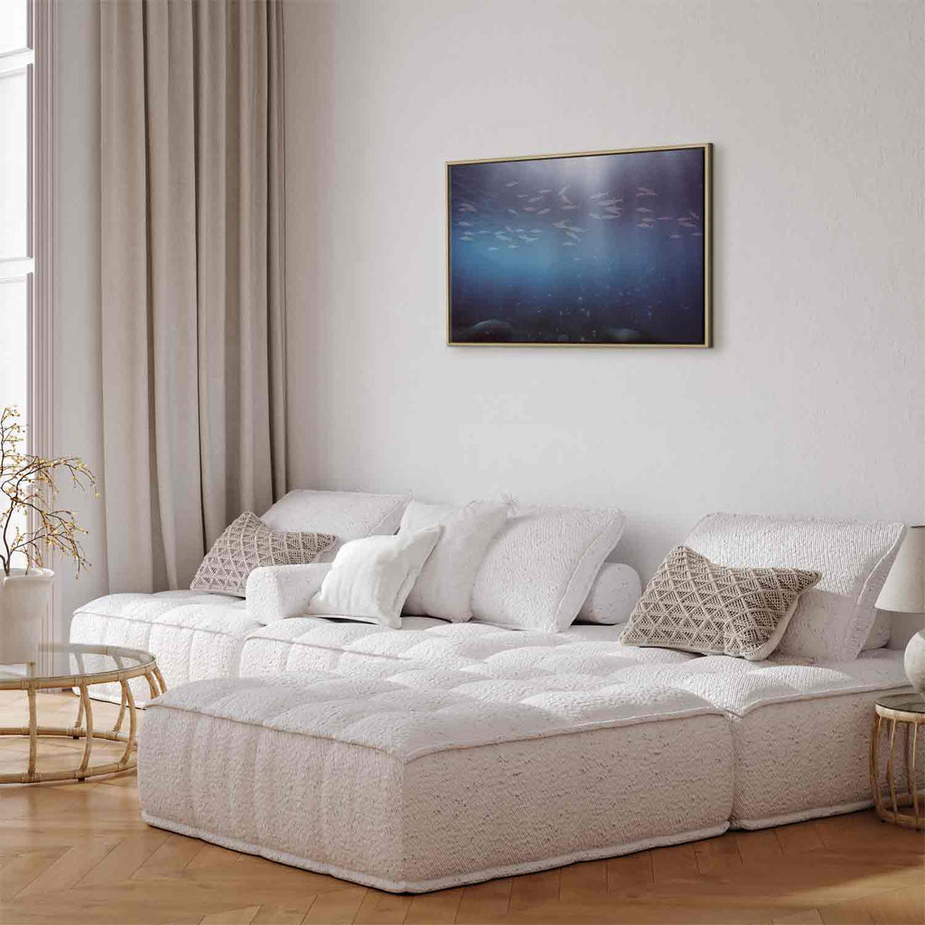 Deep Sea Fish Japanese Canvas Print