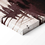 Ink Painted Herons Oriental Canvas Print