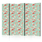 Room Divider with koi fish oriental pattern