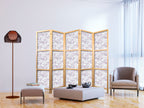 Japanese Room Divider Fish Motif in Muted Colors
