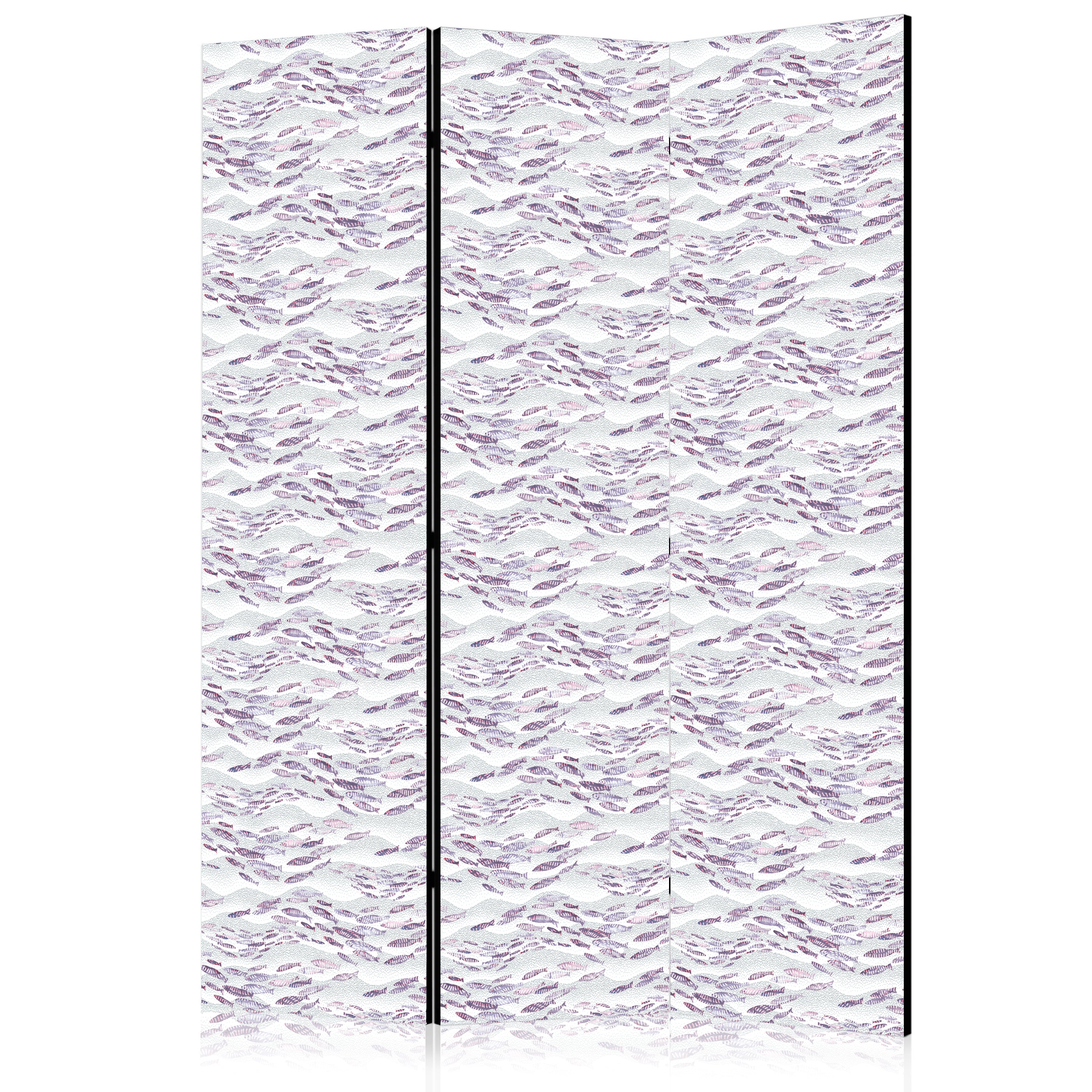 Room Divider Fish Design in Subdued Colors