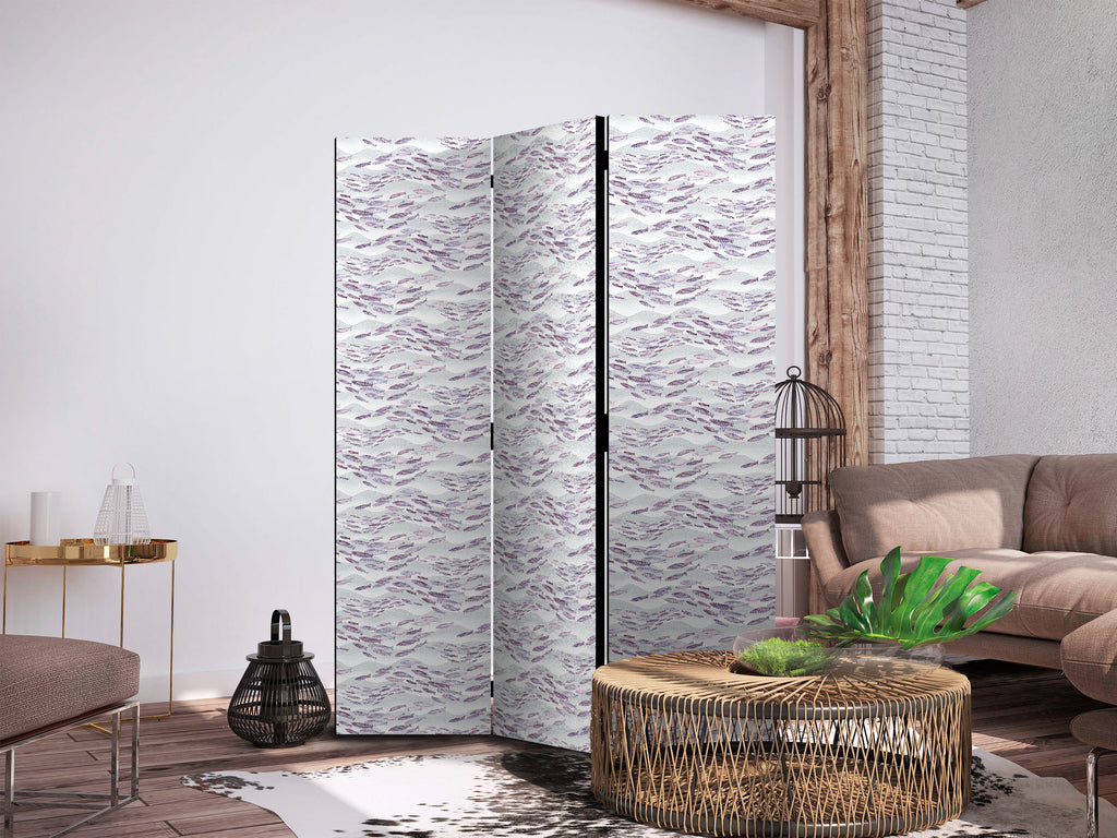 Room Divider Fish Design in Subdued Colors
