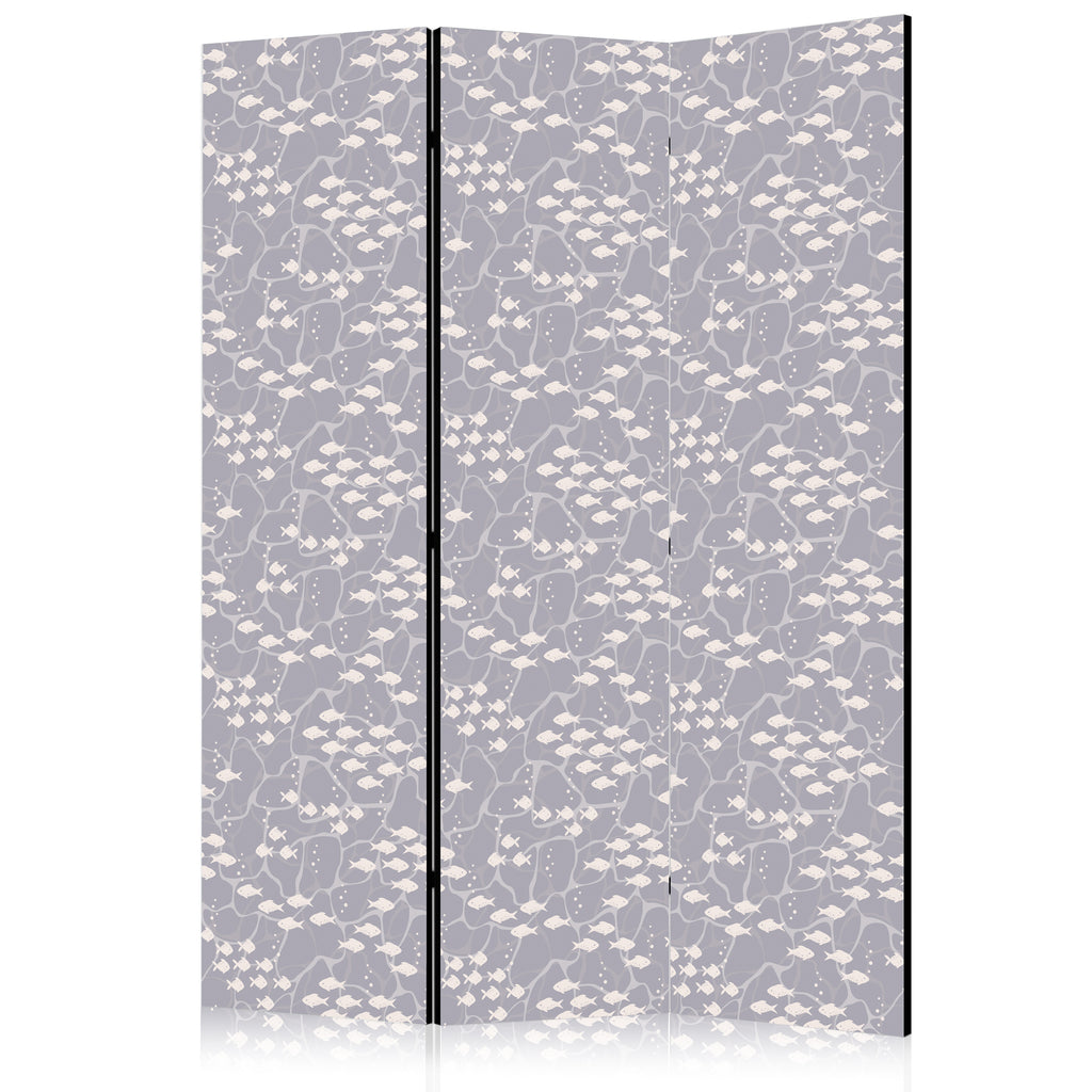 Room Divider 3-panel Animals - Underwater Fish Theme