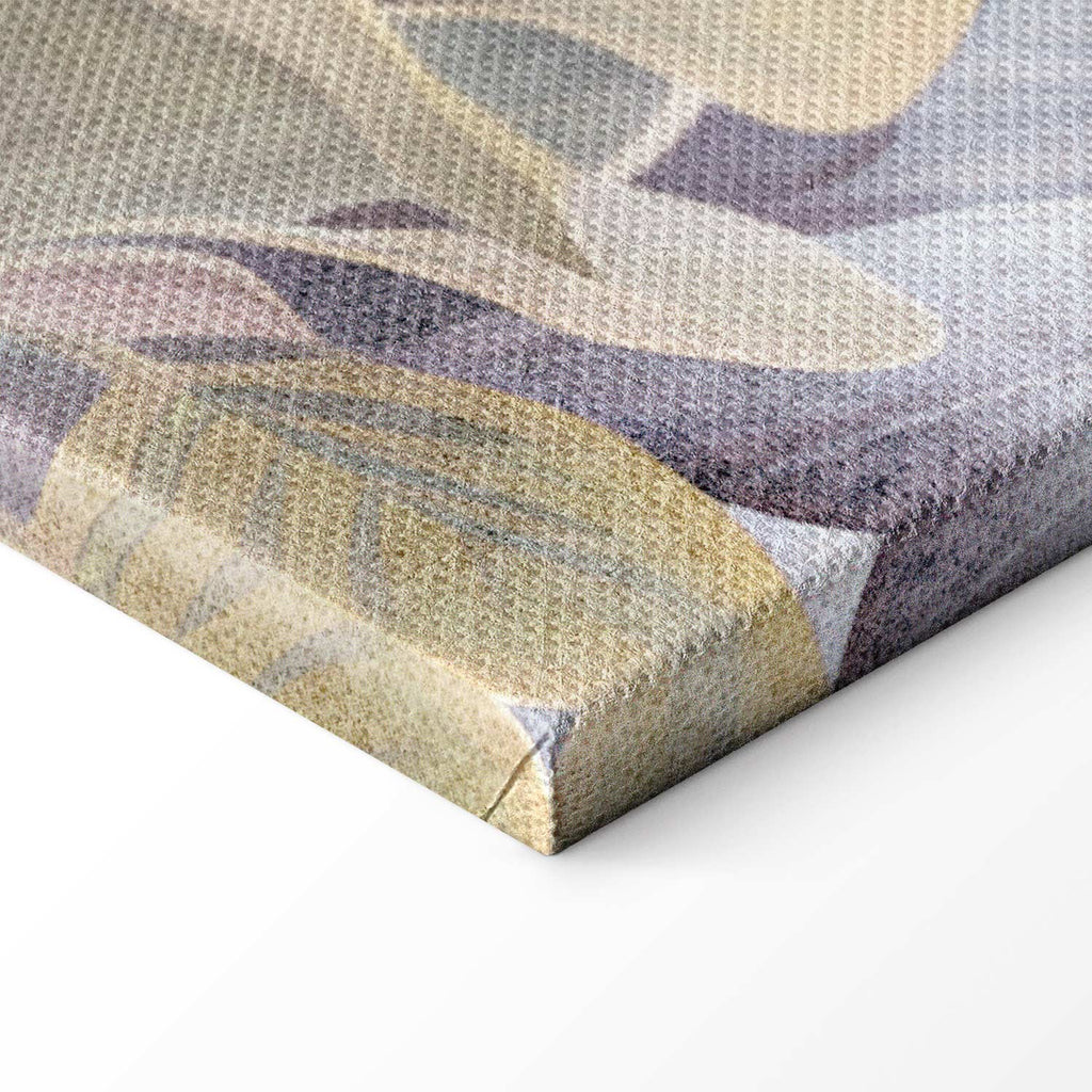 Bright Heron Pond Illustration Canvas Print