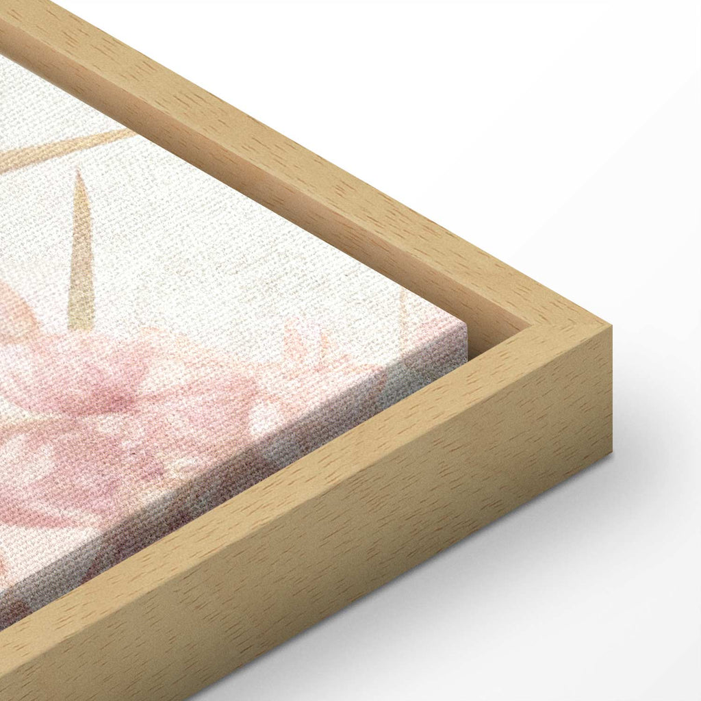 Bright Heron Pond Illustration Canvas Print