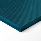 Turquoise Crane Illustration Canvas Print