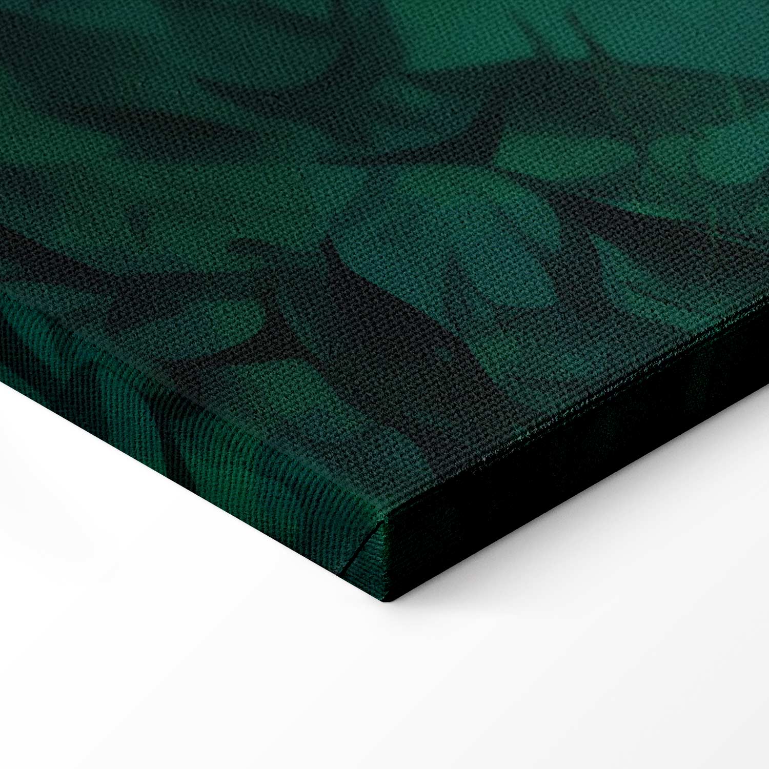 Dark Fish Shoal Japanese Canvas Print