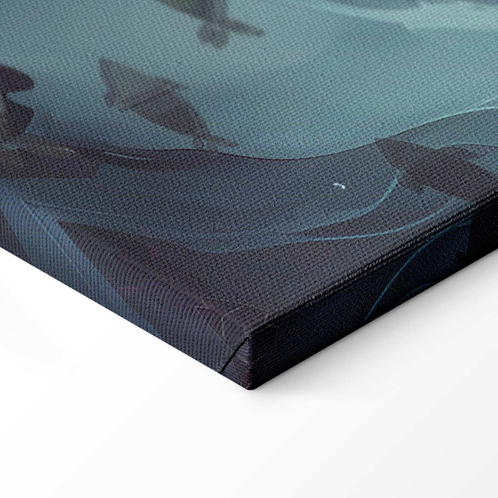 Ocean Fish Japanese Canvas Print