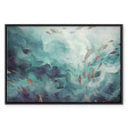 Ocean Fish Japanese Canvas Print