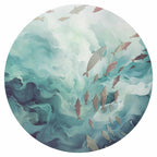 Ocean Fish Japanese Round Wall Murals