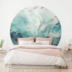 Ocean Fish Japanese Round Wall Murals