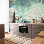 Japanese School of Small Fish Wall Mural