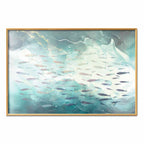 School of Small Fish Ocean Poster