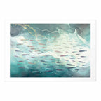 School of Small Fish Ocean Poster