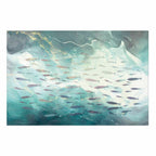 School of Small Fish Ocean Poster
