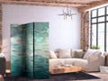 Escaping Fish Muted Sea 3-Panel Room Divider