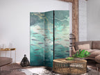 Room Divider - Escaping Fish in Muted Colors